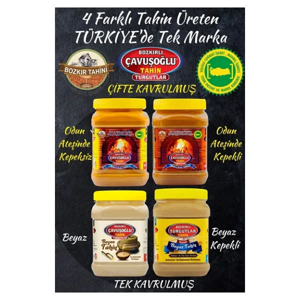 Bozkırlı Çavuşoğlu Tahin Kepeksiz 930 Gr X 2 Adet - Görsel 4