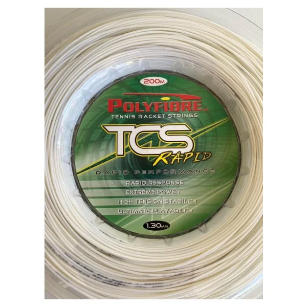 Polyfibre Tcs Rapid Tenis Raketi Kordaj Teli 1.30mm 200m - Garantili - Orijinal Ambalajında - Görsel 5