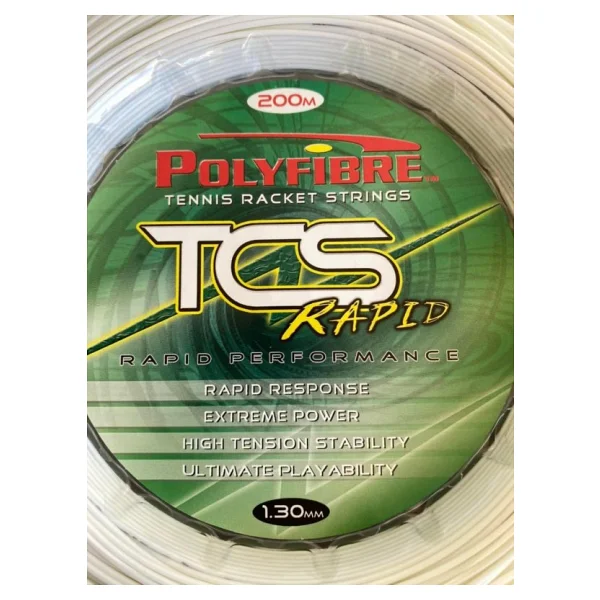 Polyfibre Tcs Rapid Tenis Raketi Kordaj Teli 1.30mm 200m - Garantili - Orijinal Ambalajında - Görsel 6