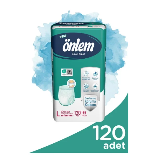 Önlem Emici Külot Büyük Boy L 30'lu 4 Adet Hasta Bezi - Görsel 4