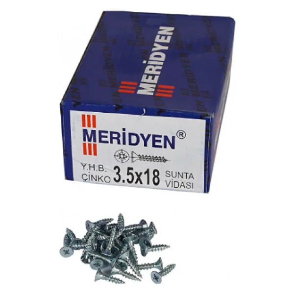 Meridyen Sunta Vidası 3,5x18 Mm 1000 Adet - Görsel 4
