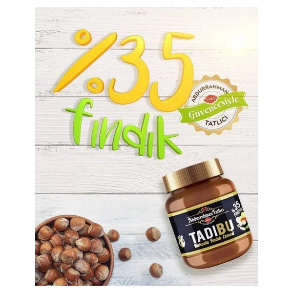Abdurrahman Tatlıcı Tadıbu Kakaolu Fındık Ezmesi 330 Gr 4'lü - Görsel 7