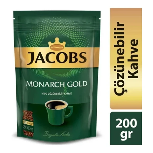 Jacobs Monarch Gold Granül Kahve 200 Gr Eko Paket - Görsel 3