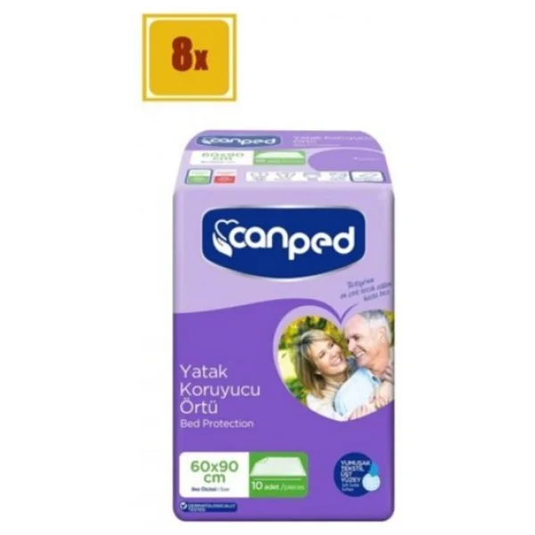 Canped 80x180 Cm 10'lu 8 Adet Yatak Koruyucu Örtü - Görsel 3