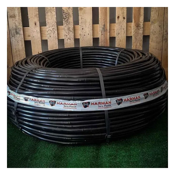 16x25 4 Lt Damlama Borusu 20cm Delikli 400 M 2 Litre Damlama Borusu Yuvarlak Damlama Hortumu - Görsel 3