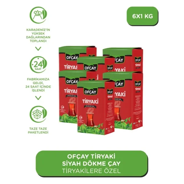 Ofçay Tiryaki 1 Kg 6'lı Çay - Görsel 3