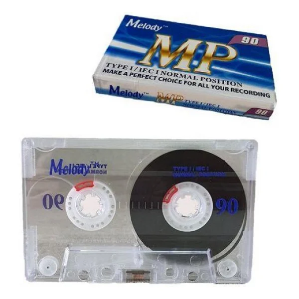 Melody Boş Kaset 90lık - Mp Ses Kayıt Kaseti - Teyp Kaseti - Görsel 2