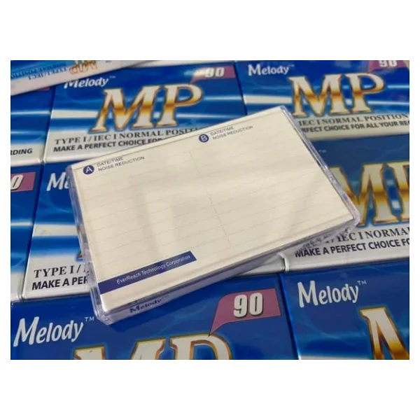 Melody Boş Kaset 90lık - Mp Ses Kayıt Kaseti - Teyp Kaseti - Görsel 6