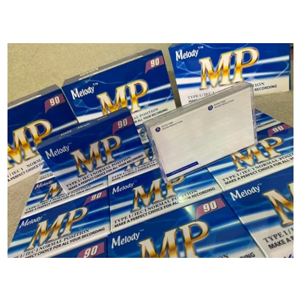 Melody Boş Kaset 90lık - Mp Ses Kayıt Kaseti - Teyp Kaseti - Görsel 9
