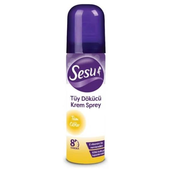 Sesu Tüy Dökücü Krem Sprey Tüm Ciltler 150x4 600 Ml - Görsel 3