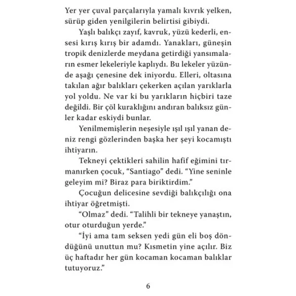 Yaşlı Adam Ve Deniz - Ernest Hemingway - Görsel 6