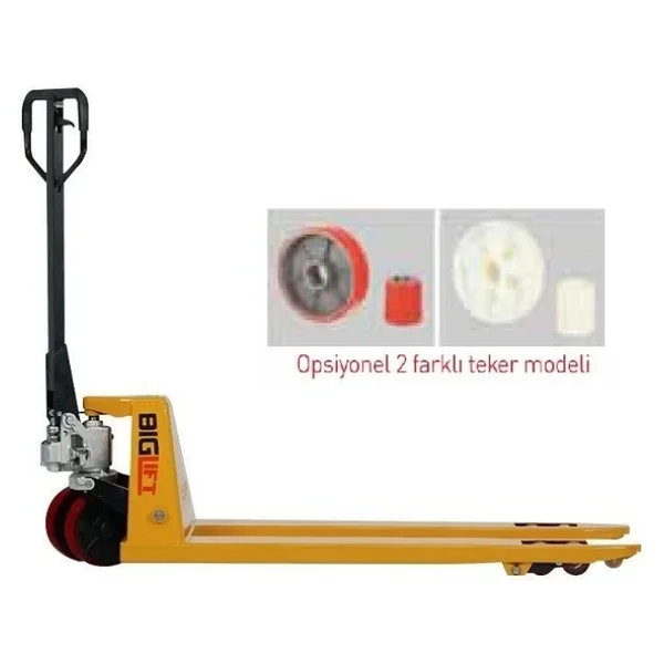 Biglift Rm-Ace-25 2.5 Ton Beyaz Teker Transpalet - Görsel 4