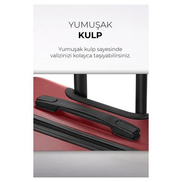 Polo&Sky Elmas Abs Kabin Boy Valiz - Görsel 4