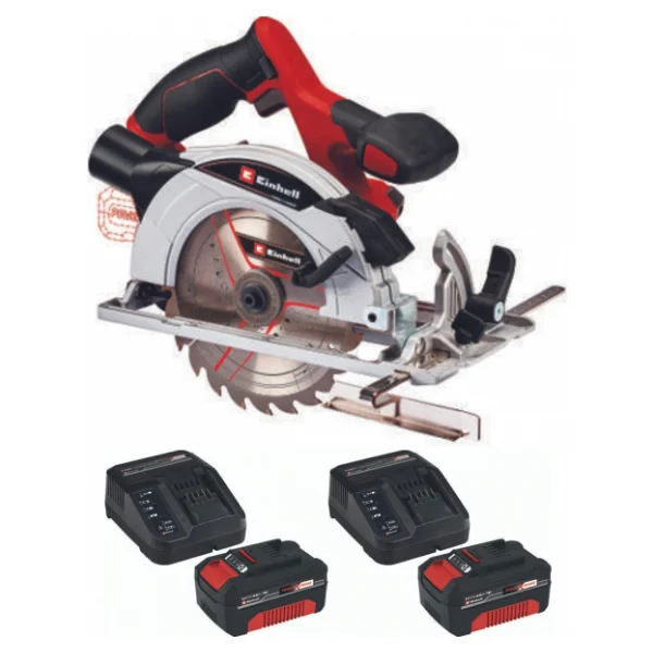Einhell TE-CS 18/150 Li Çift Akülü 4 Ah Daire Testere - Görsel 3