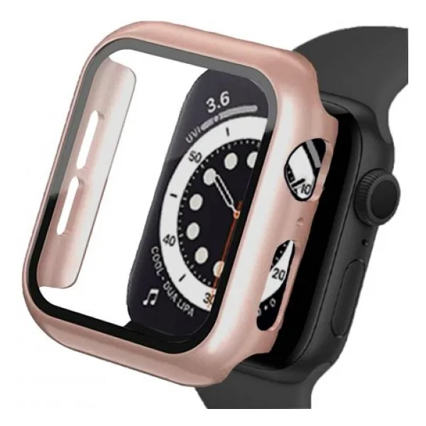 Binano Apple Watch 8 45mm Sense Kasa Ve Ekran Koruyucu Rose Gold - Görsel 3