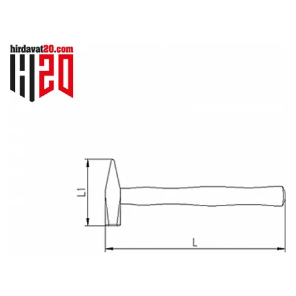 İzeltaş 5800250200 200 Gr Tesviyeci Çekiç - Görsel 4