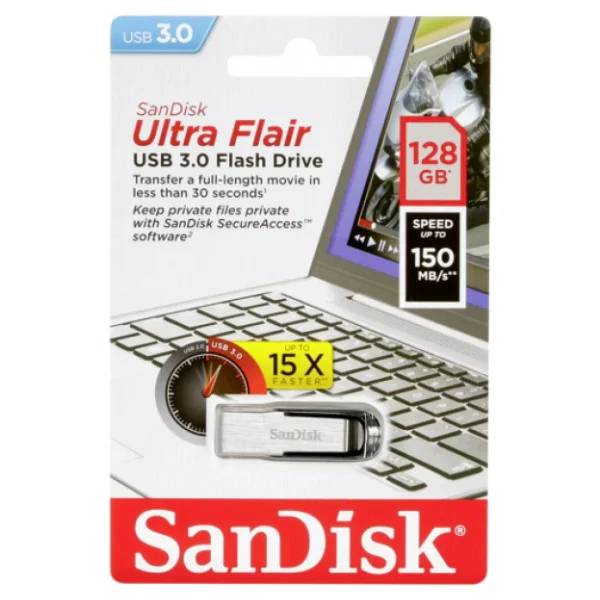 Sandisk Ultra Flair Sdcz73-128g-G46 128 GB Flash Bellek - Görsel 4