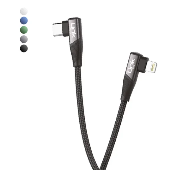 Linktech K596 1.5 M Type-C To Lightning Şarj Kablosu - Görsel 3