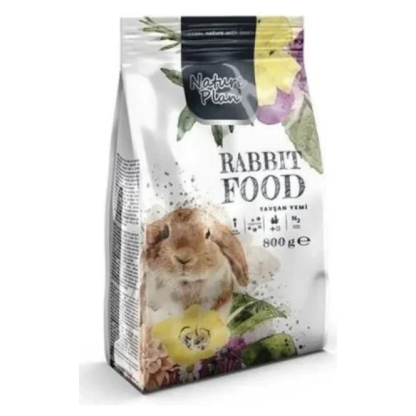 Nature Plan Tavşan Yemi 800 Gr 5'li - Görsel 3