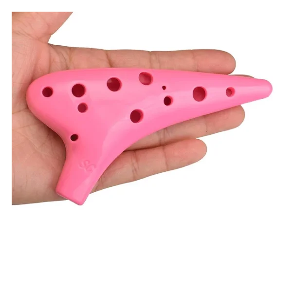 Valkyrie Ocarina 12 Delik Ocarina Alto C Ocarina Flüt Ocarina Sualtı Müzik Nefesli Enstrüman - Görsel 5