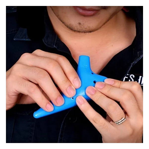 Valkyrie Ocarina 12 Delik Ocarina Alto C Ocarina Flüt Ocarina Sualtı Müzik Nefesli Enstrüman - Görsel 6