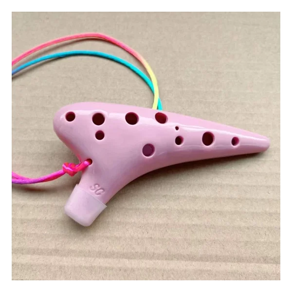 Valkyrie Ocarina 12 Delik Ocarina Alto C Ocarina Flüt Ocarina Sualtı Müzik Nefesli Enstrüman - Görsel 7