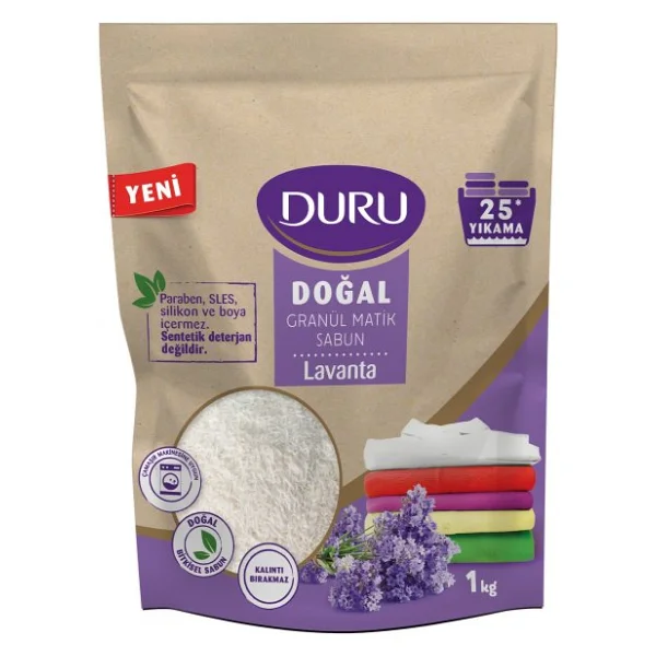 Duru Lavanta Granül Matik Sabun 1 Kg 2'li - Görsel 2
