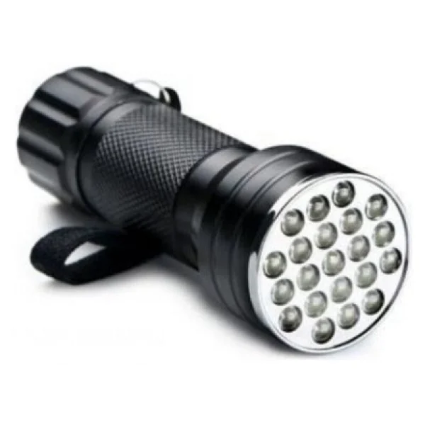 Gaman Taşınabilir Ultraviyole Para Kimlik Kehribar Hayvan Kontrol Feneri 21 LED Mor Işık - Görsel 6