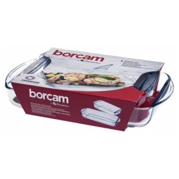 Paşabahçe 159190 2'li Dikdörtgen Borcam Seti - Görsel 7