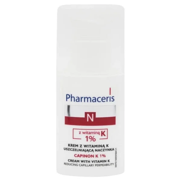 Pharmaceris N Capinon K % 1 Vitamin Geniş Kılcal Damar Görünümünü Azaltıcı Krem 30 Ml - Görsel 5
