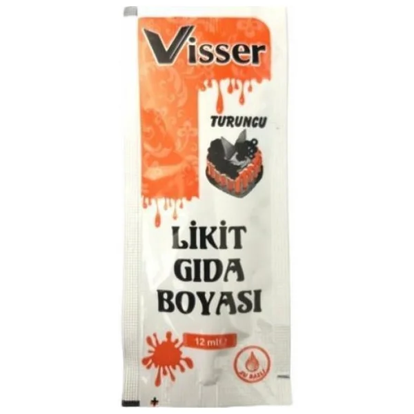 Visser Likit Gıda Boyası 12 Ml X 5 Adet - Görsel 5