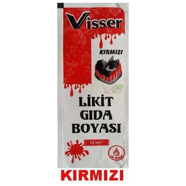 Visser Likit Gıda Boyası 12 Ml X 5 Adet - Görsel 6