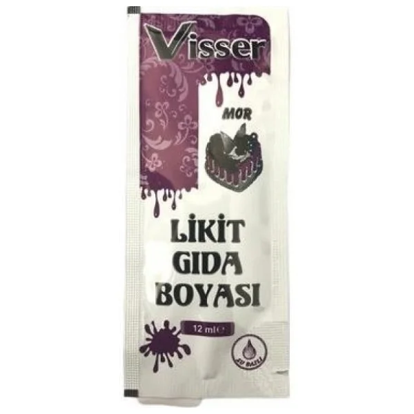 Visser Likit Gıda Boyası 12 Ml X 5 Adet - Görsel 8