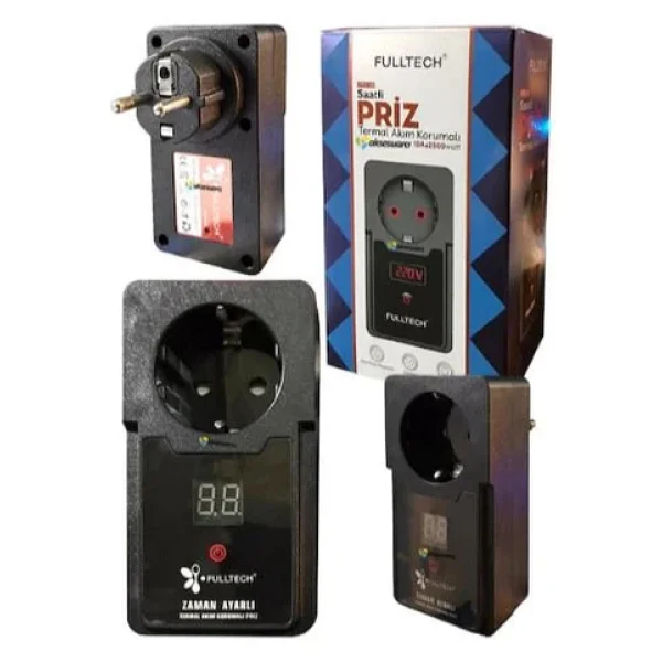 Fulltech Ftr-10 2500 Joule Kablosuz Akım Korumalı Priz - Görsel 4