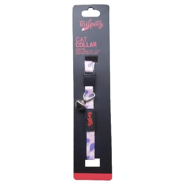 Tailpetz Cat Color Easy & Safety Lock Lavender Ayarlanır Kedi Boyun Tasması - Renkli - Standart - Görsel 3