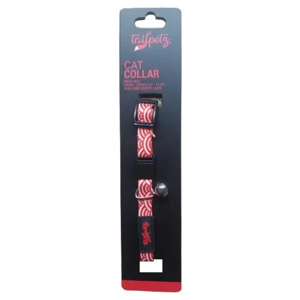 Tailpetz Cat Color Easy & Safety Lock Japan Ayarlanır Kedi Boyun Tasması - Renkli - Standart - Görsel 4