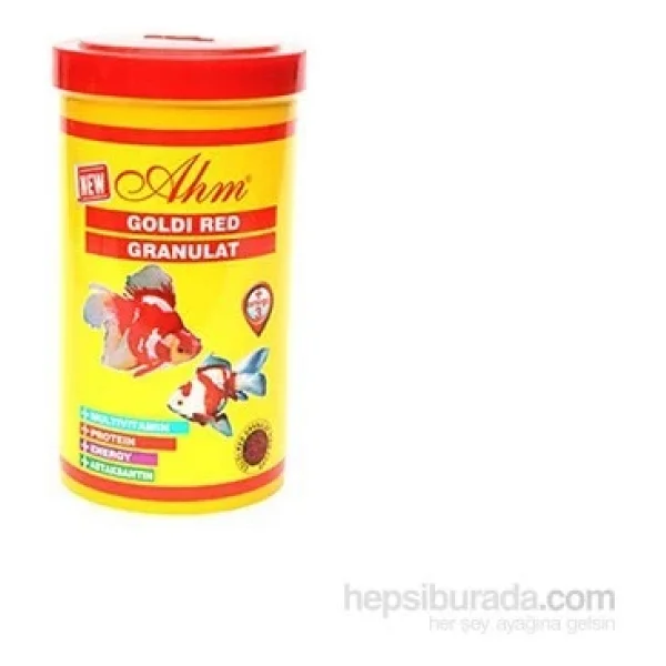 Ahm Goldi Red Granulat 1000 Ml Balık Yemi - Görsel 4