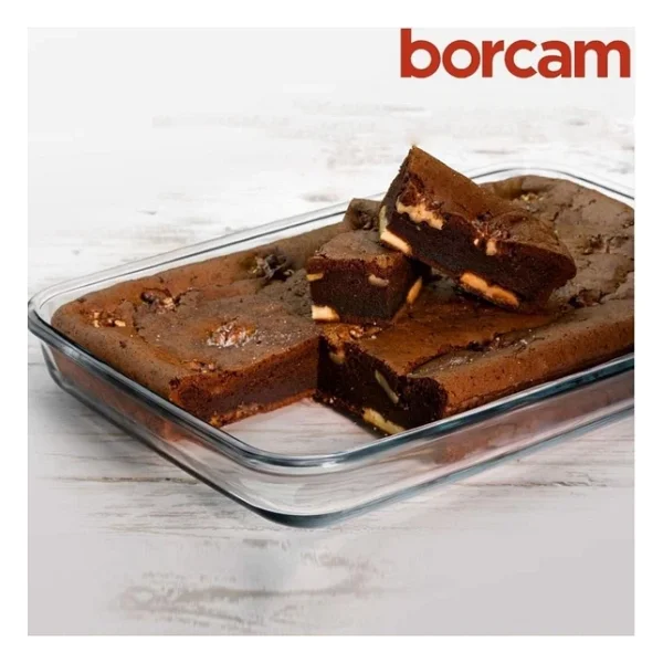 Paşabahçe 59004 1900 Cc 34x22 Cm Dikdörtgen Borcam - Görsel 3