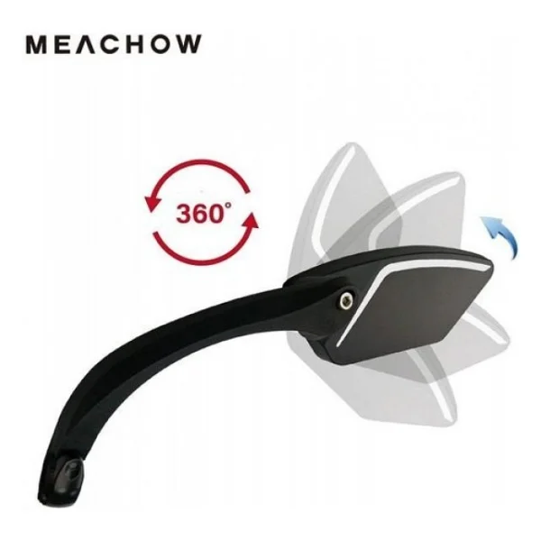 Meachow Me-002sr Sağ Bisiklet Aynası Kelepçe Montaj Gümüş Lens - Görsel 4