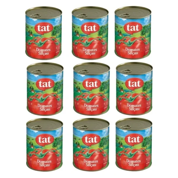 Tat Domates Salçası 830 Gr 9'lu - Görsel 3