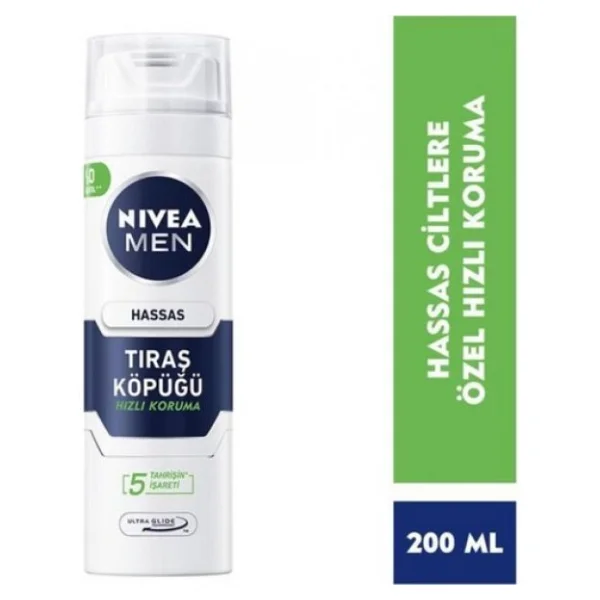 Nivea Men Hassas 200 Ml Tıraş Köpüğü - Görsel 2