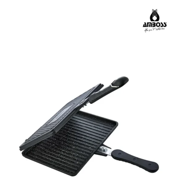 Amboss Kuvars Döküm Ocak Üstü Tost Makinesi - Görsel 4