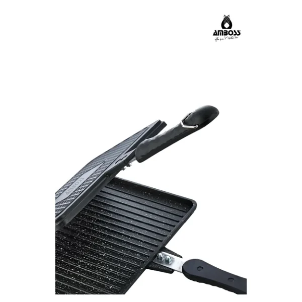Amboss Kuvars Döküm Ocak Üstü Tost Makinesi - Görsel 6