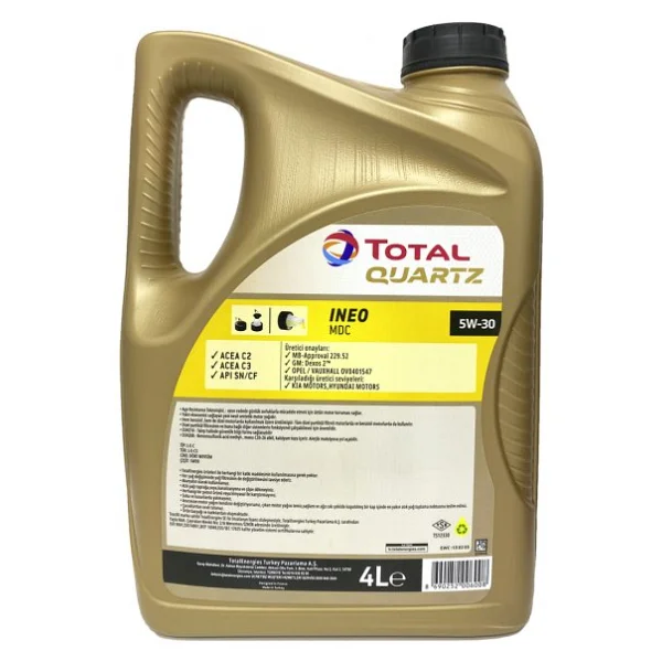 Total Quartz Ineo Mdc 5w-30 4 Lt Motor Yağı - Görsel 4