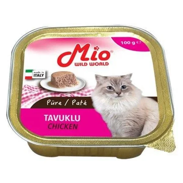Mio Tavuk Etli Püre 100 Gr Yetişkin Konserve Kedi Maması - Görsel 4