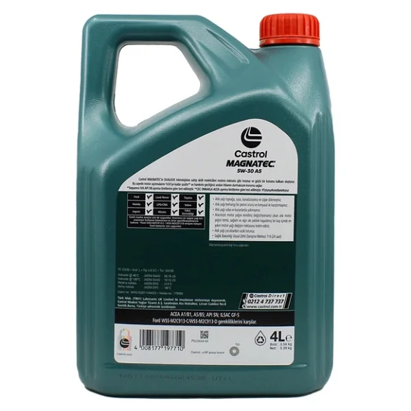 Castrol Magnatec 5w-30 A5 4 Lt Motor Yağı - 2025 - Görsel 8