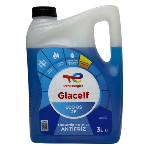 Total Glacelf Eco Bs 2f Organik 3 Lt Mavi Antifriz - Görsel 2
