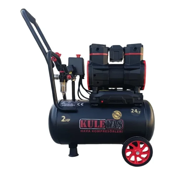 Kuletaş Premium 24 Lt 2 Hp 8 Bar Sessiz Yağsız Hava Kompresörü - Görsel 5