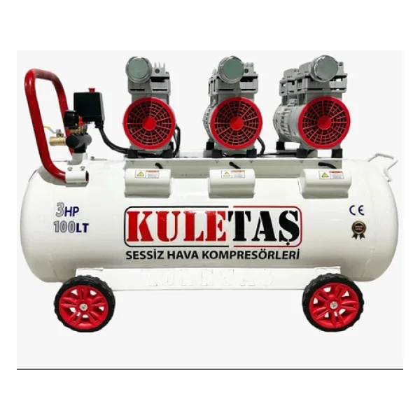 Kuletaş 100 Lt 3 Hp Süper Sessiz Yağsız Kompresör - Görsel 5