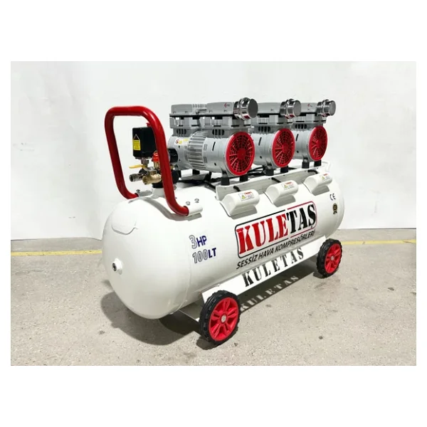 Kuletaş 100 Lt 3 Hp Süper Sessiz Yağsız Kompresör - Görsel 4